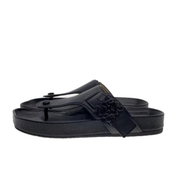 LOEWE Sandals 44 Black Leather main image 7